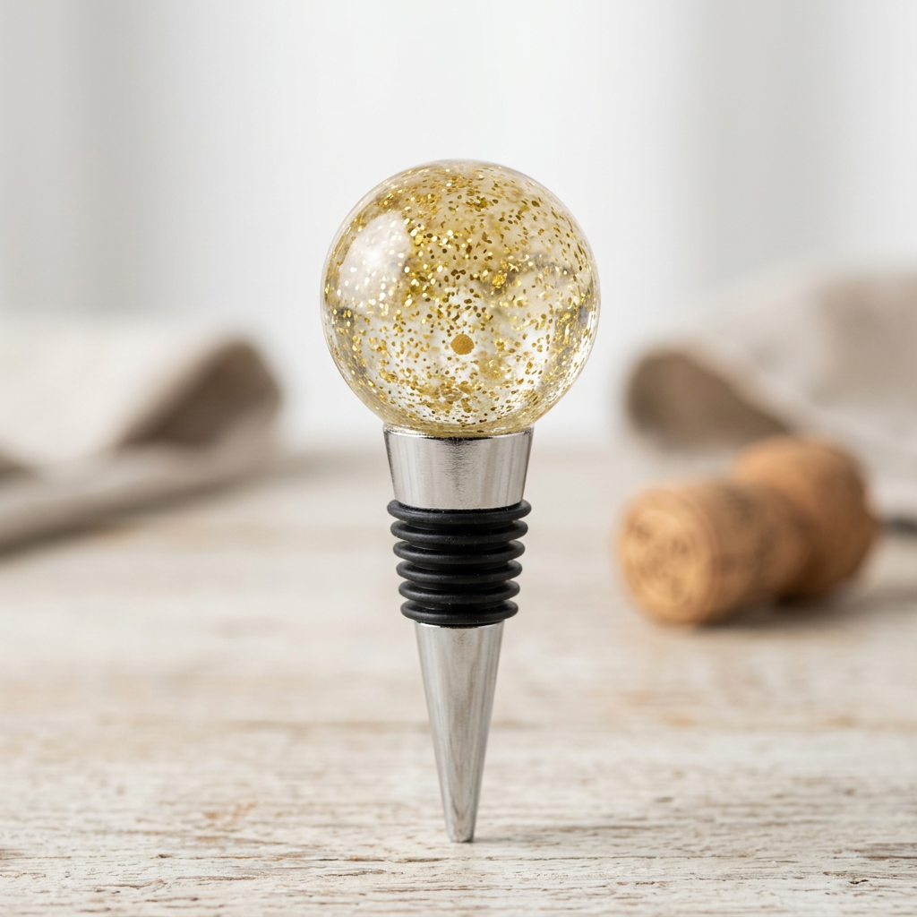Gold Glitter Sphere